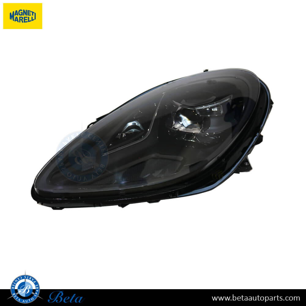 Left Side Headlamp Frame Color Black for Porsche Macan 2019-up models, Part Number 95B941079AH Left Side Headlamp Frame Color Black for Porsche Macan 2019-up models, Part Number 95B941079AH